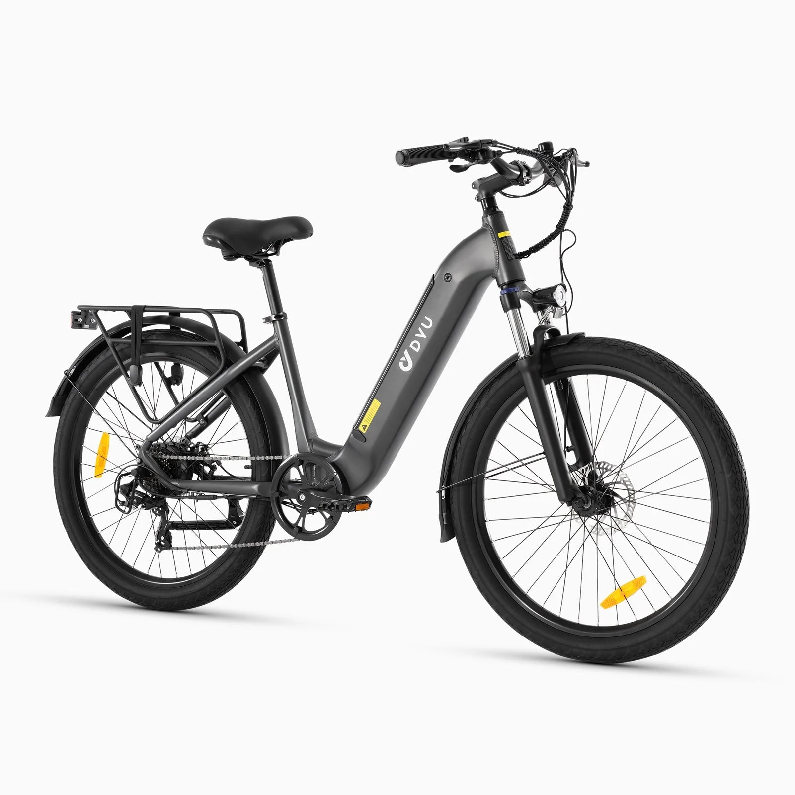 DYU C1 26 inch stads-e-bike, 500 W, bereik van 65 km