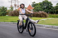 DYU C1 26 inch stads-e-bike, 500 W, bereik van 65 km