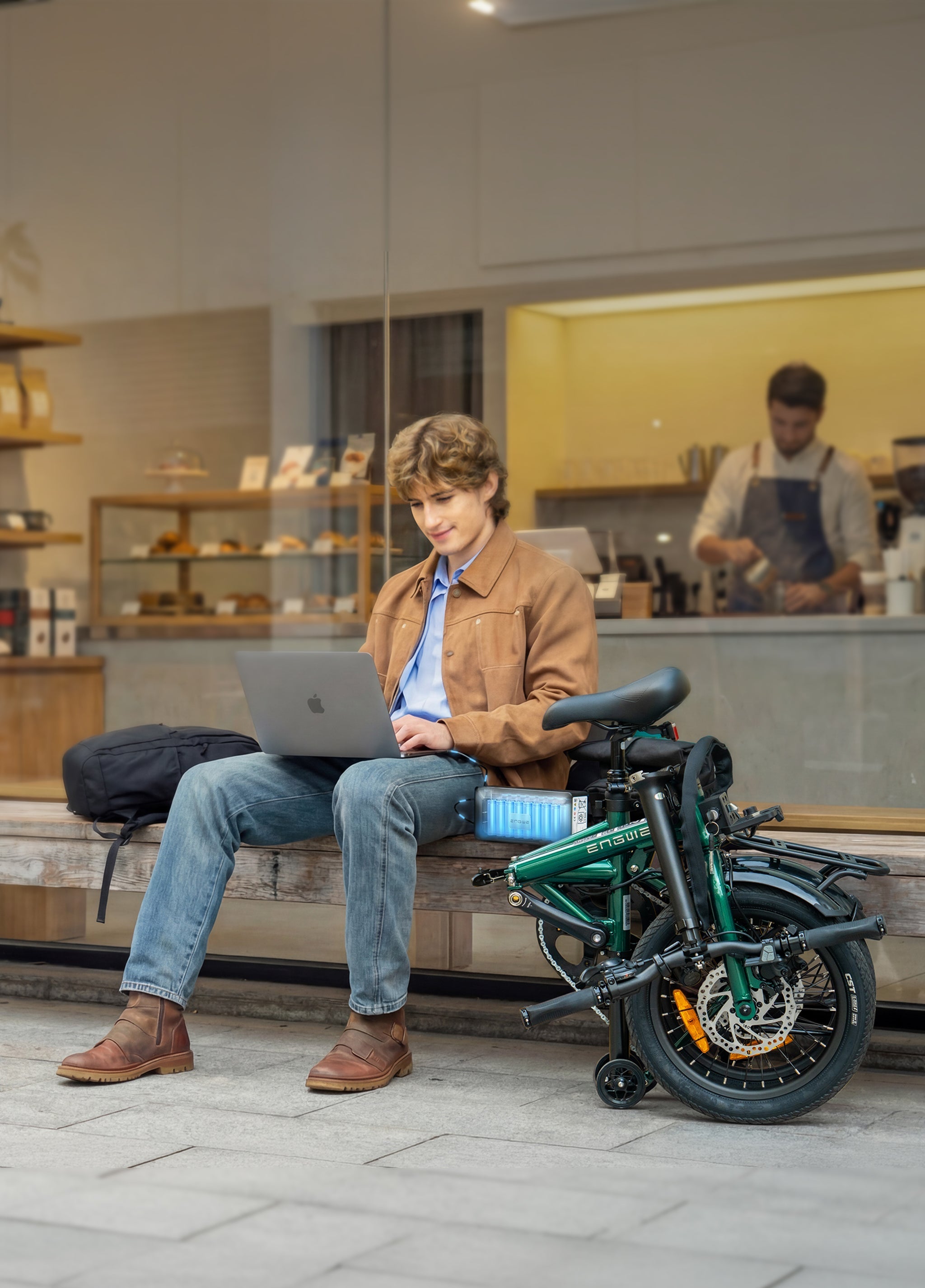 ENGWE ZIP Elektrische Vouwfiets – Lichtgewicht Opvouwbare E-Bike