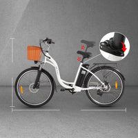 🚲 DYU C6 – Zwart - Comfortabele 26-inch elektrische stadsfiets