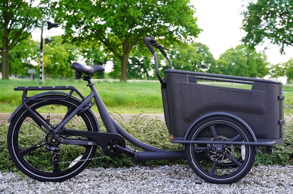 Van Rixtel - Urban  - Mat Grijs - Elektrische Bakfiets - Achtermotor - 540 Wh