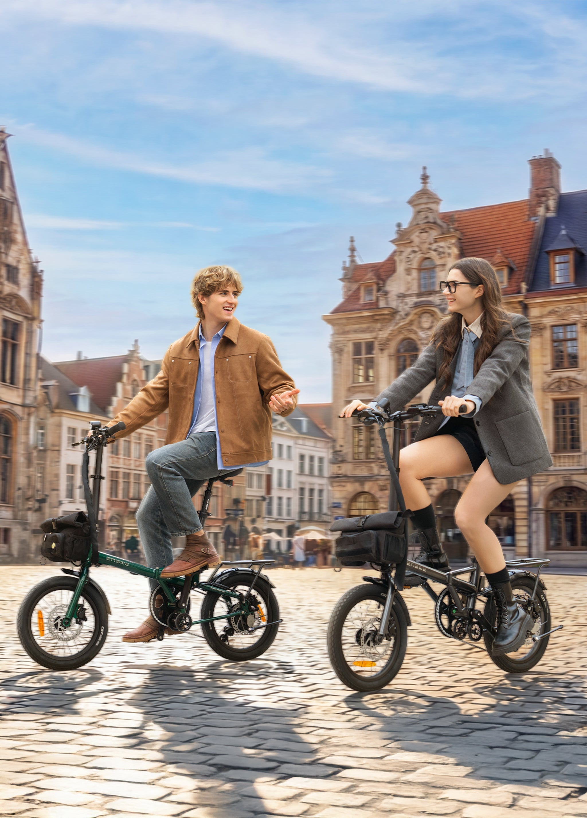 ENGWE ZIP Elektrische Vouwfiets – Lichtgewicht Opvouwbare E-Bike