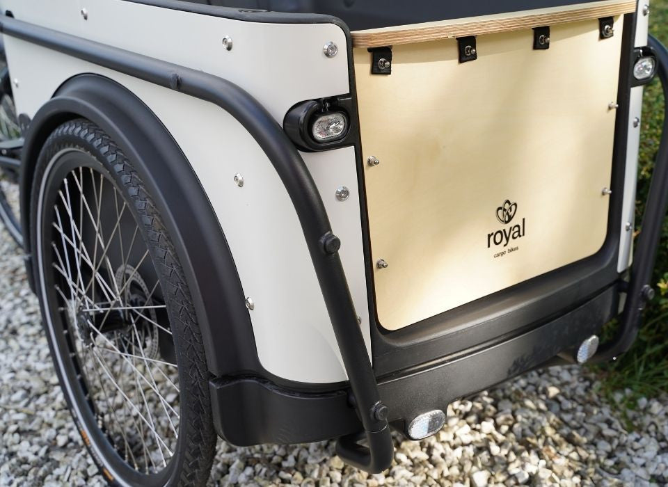 Royal Cargo - 3W Premium Plus - Taupe Grijs - Elektrische Bakfiets -