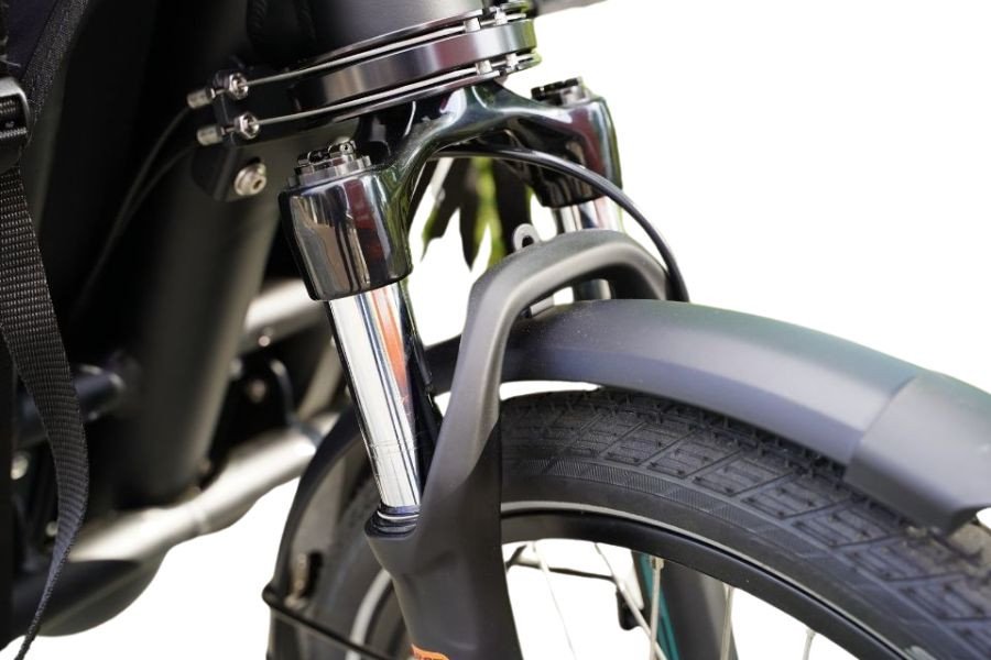 Royal Cargo Bike- 2W Premium - Zwart/Groen - Elektrische  Bakfiets - 504 Wh