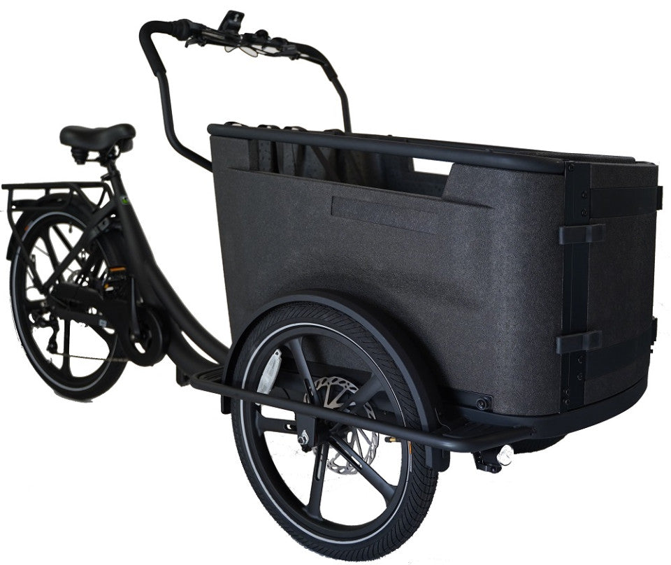 Van Rixtel - Urban Plus - Nexus - Mat Zwart - Elektrische Bakfiets - Midden Motor - 540 Wh