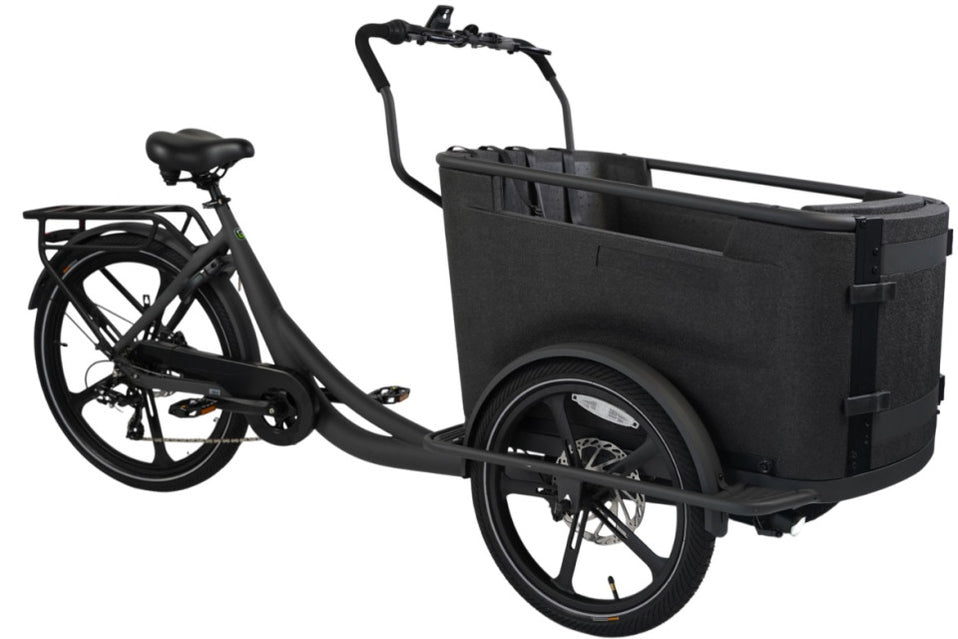Van Rixtel - Urban  - Mat Grijs - Elektrische Bakfiets - Achtermotor - 540 Wh