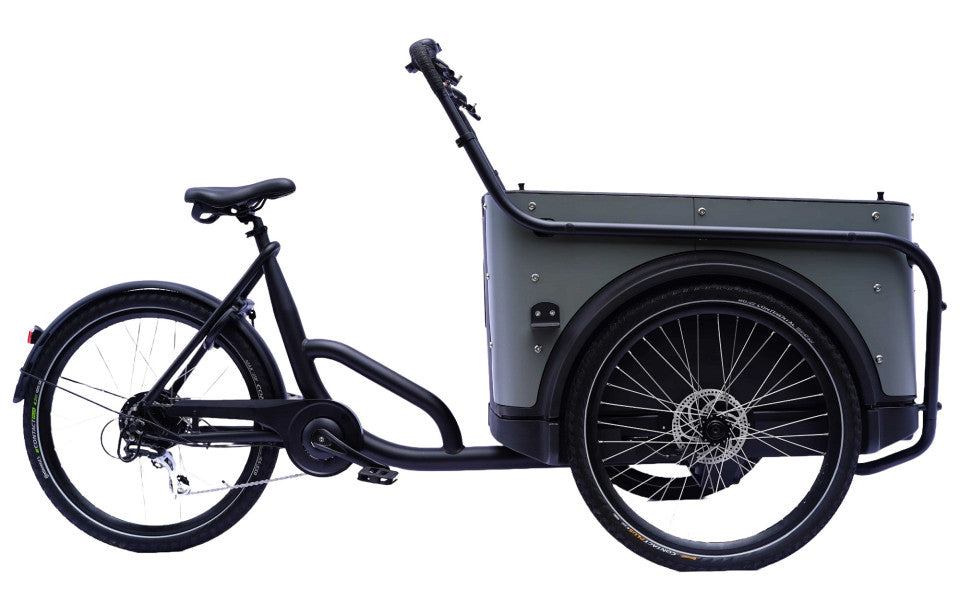 Royal Cargo - 3W Premium Plus - Taupe Grijs - Elektrische Bakfiets - 504 Wh -