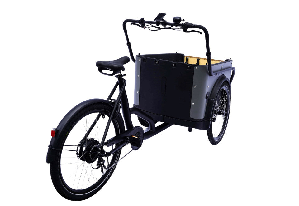Royal Cargo - 3W Premium Plus - Taupe Grijs - Elektrische Bakfiets - 504 Wh -