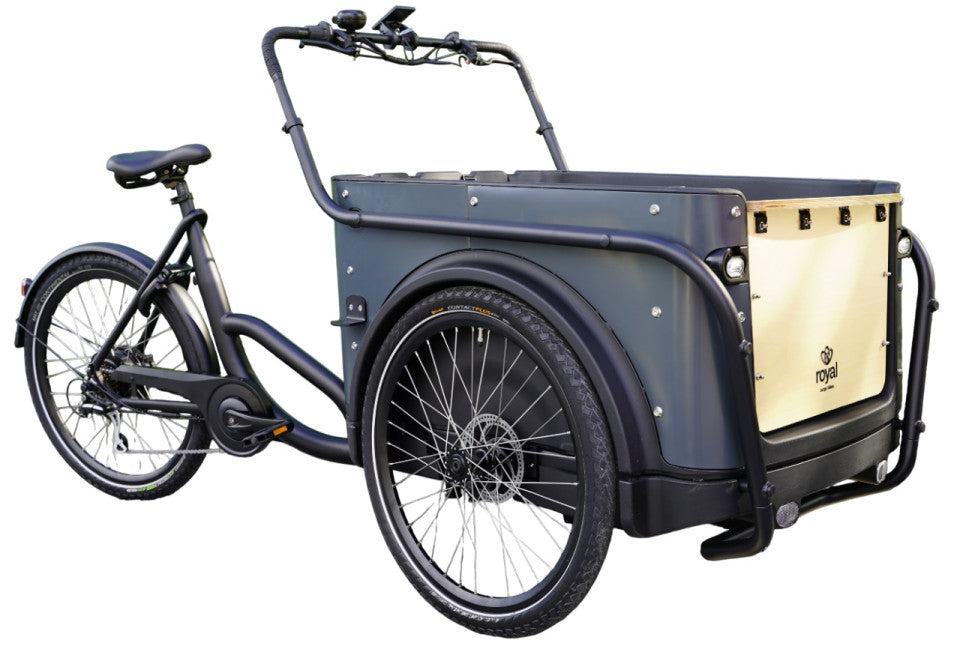 Royal Cargo - 3W Eco - Elektrische Driewieler Bakfiets - 504 Wh