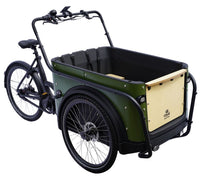 Royal Cargo - 3W Premium - Groen  - Elektrische Bakfiets - 504Wh