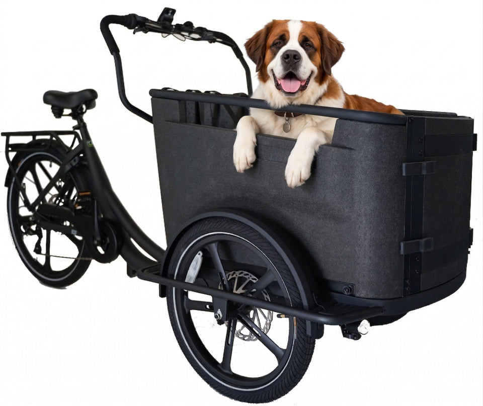 Van Rixtel - Urban - Achterwiel Motor - Elektrische Honden Bakfiets - 450 Wh