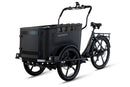 Van Rixtel Family - Midnight black - elektrische driewieler bakfiets