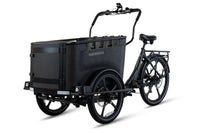 Van Rixtel Family - Midnight black - elektrische driewieler bakfiets