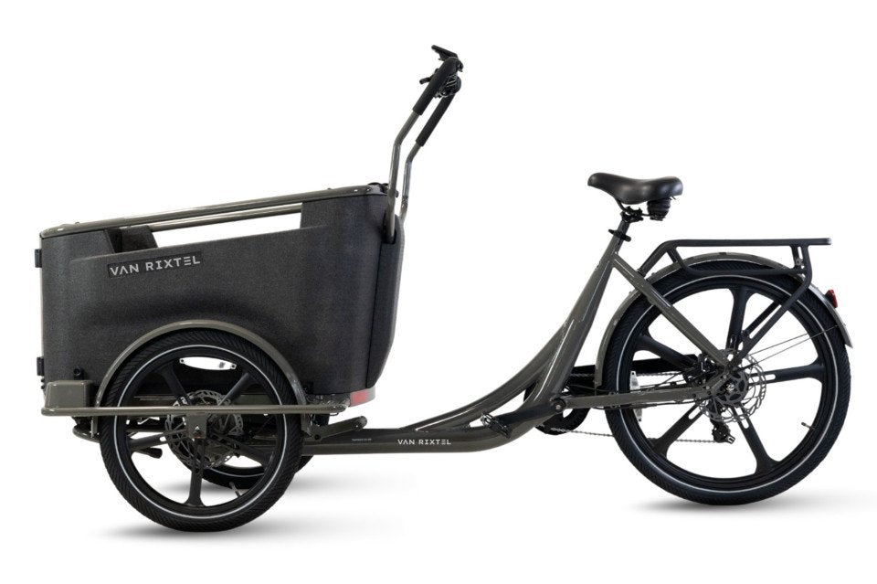 Van Rixtel Dog - Graphite  - elektrische driewieler hondenbakfiets