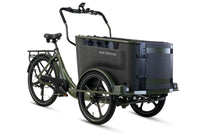 Van Rixtel Dog - Olive Green - elektrische driewieler hondenbakfiets