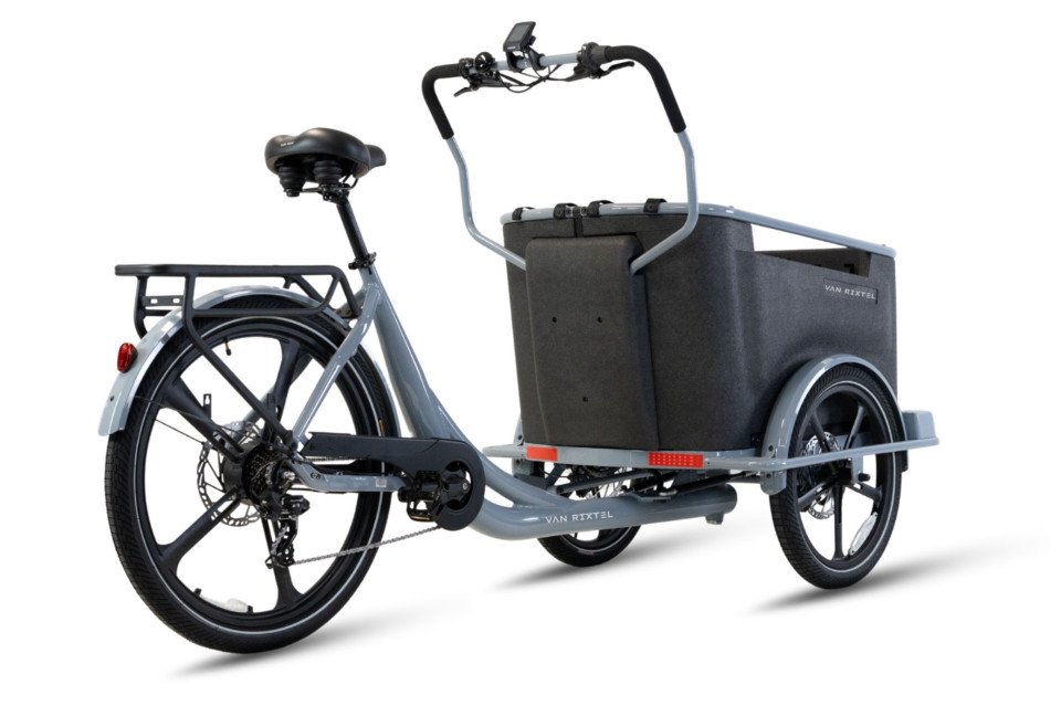 Van Rixtel Family - nardo grey - elektrische driewieler bakfiets