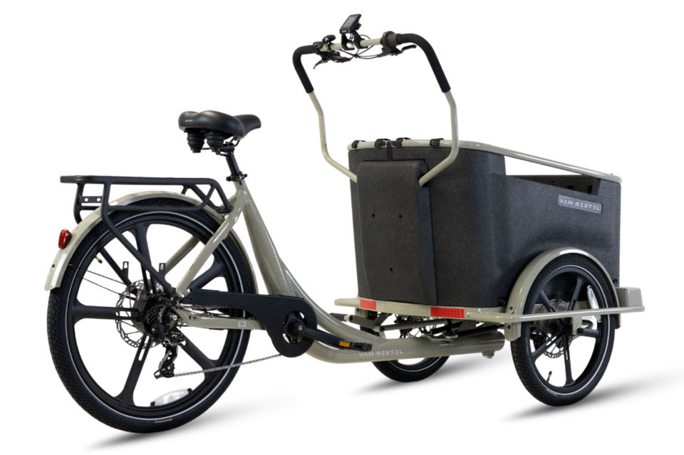 Van Rixtel Dog - desert sand - elektrische driewieler hondenbakfiets