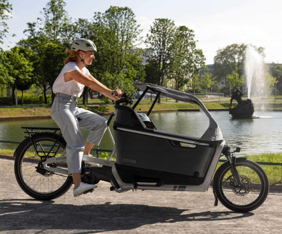 Ca Go FS200 Life Family-Plus - Edition 5 Silk Grey - Bosch CX Cargo Line Belt Drive | DEMO model tot 50km