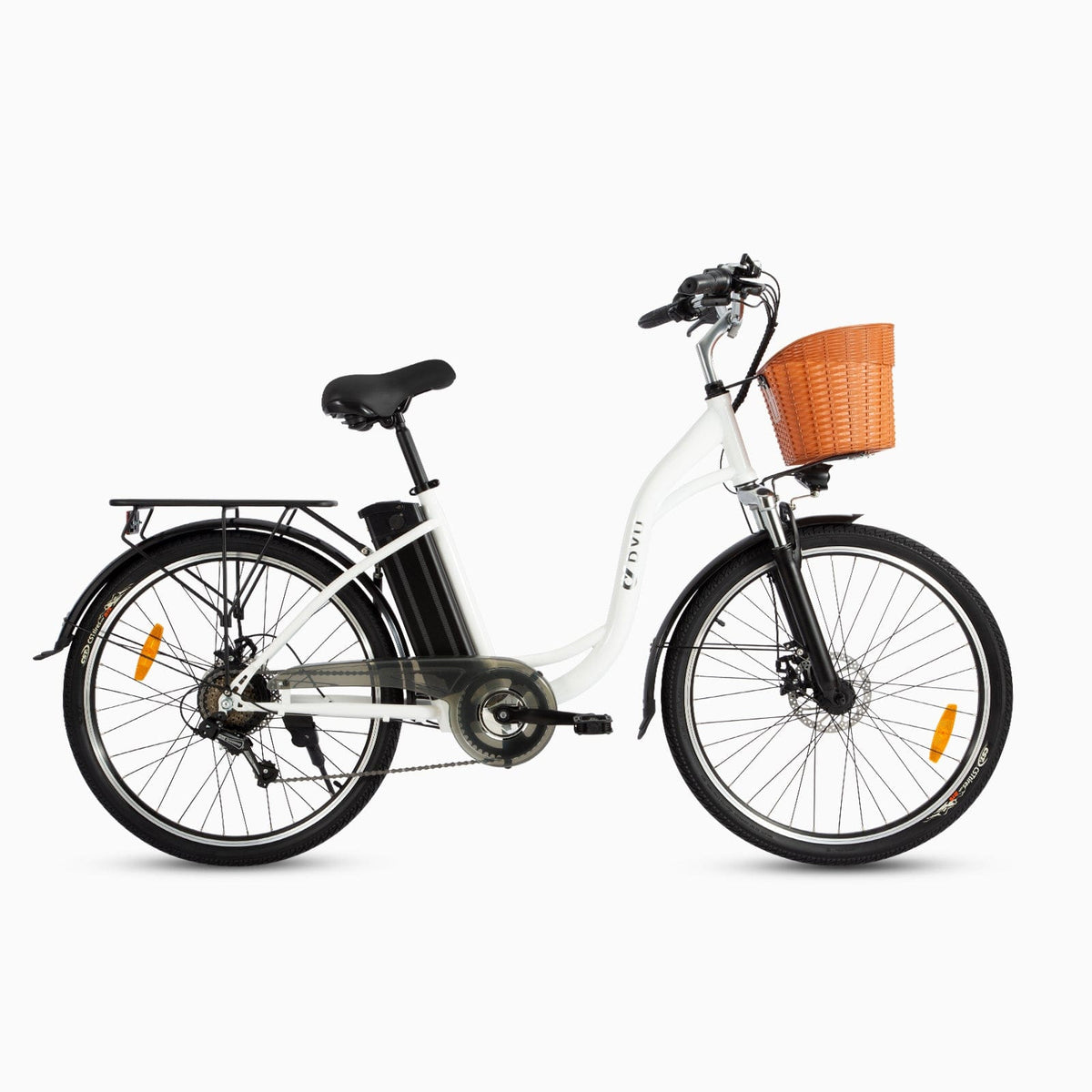 🚲 DYU C6 – Wit - Comfortabele 26-inch elektrische stadsfiets