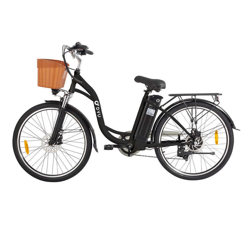 🚲 DYU C6 – Zwart - Comfortabele 26-inch elektrische stadsfiets