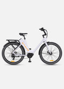🚲 ENGWE P275 ST - Elektrische Stadsfiets - Wit - 70 Nm Middenmotor & Actieradius tot 260 km