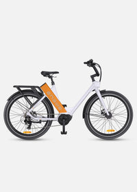 🚲 ENGWE P275 ST – Elektrische Stadsfiets - Wit Oranje - 70 Nm Middenmotor & Actieradius tot 260 km