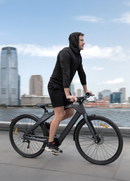 🚲 ENGWE N1 Pro – Grijs - Carbon Elektrische Stadsfiets met 80 Nm Middenmotor, GPS &amp; Smart Lock