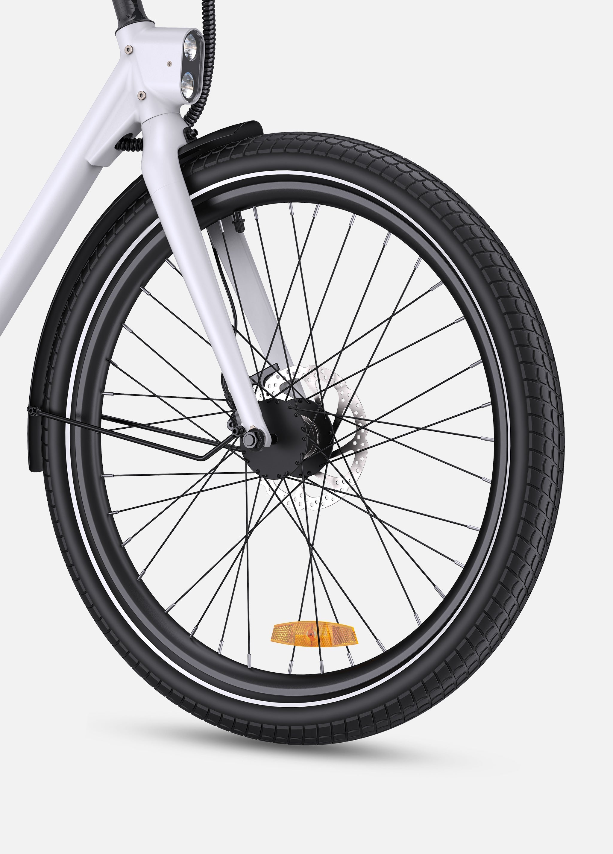 🚲 ENGWE P275 ST – Elektrische Stadsfiets - Wit Oranje - 70 Nm Middenmotor & Actieradius tot 260 km