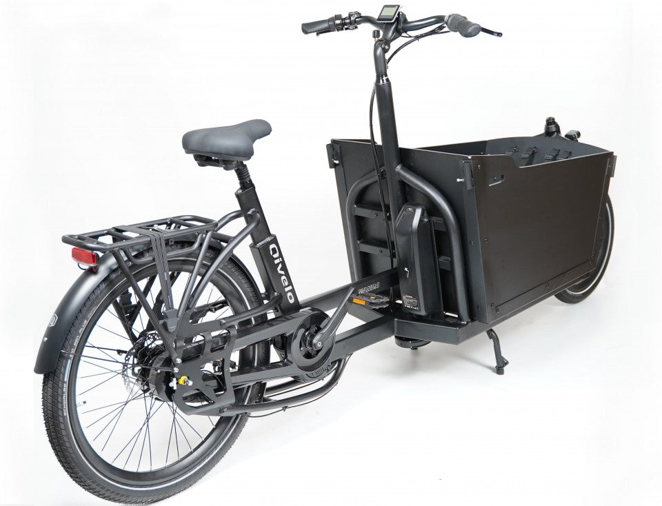 Qivelo - Ananda Twowheel - 614Wh -  Elektrische Bakfiets - Mat Zwart