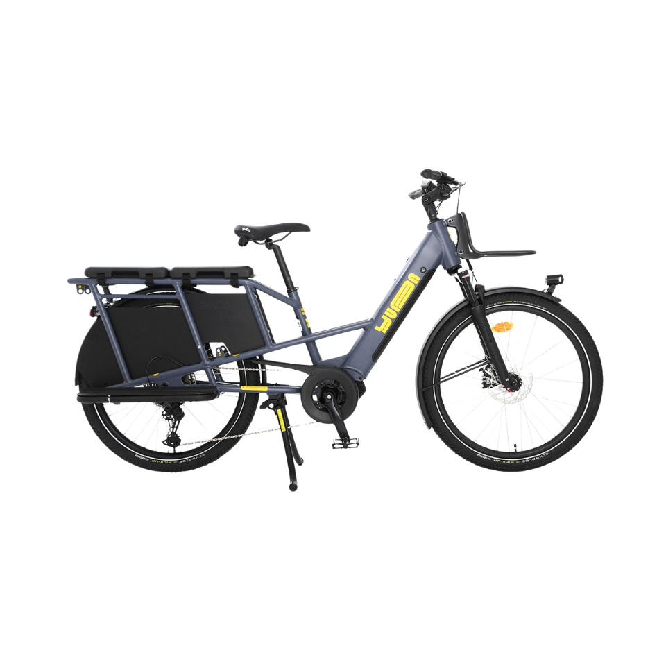 Yuba - Boda Boda - Longtail - 500Wh - Zwart - Lage instap