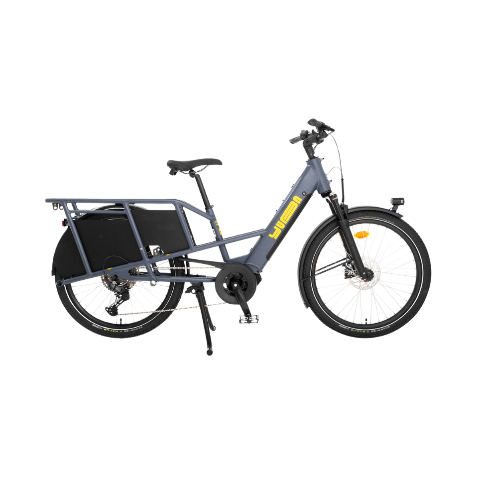 Yuba - Boda Boda - Longtail - 500Wh - Zwart - Lage instap