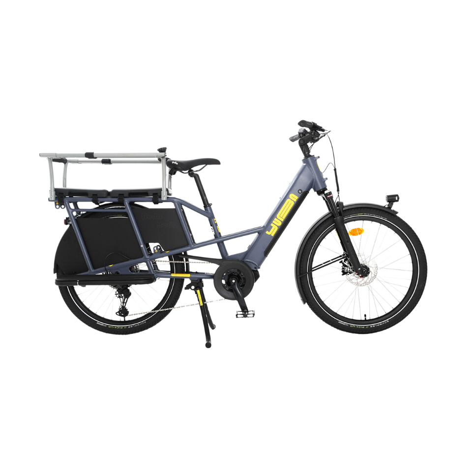 Yuba - Boda Boda - Longtail - 500Wh - Zwart - Lage instap