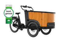 Cangoo Buckle Up Elektrische Bakfiets- Mat Zwart