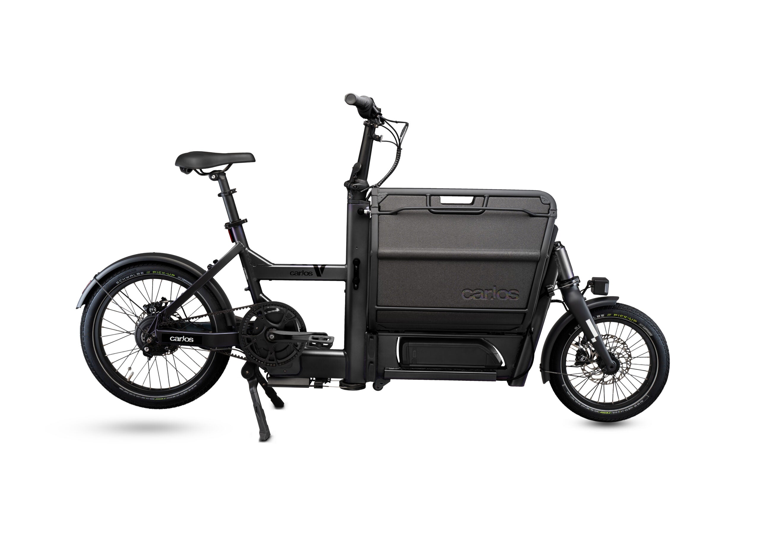 Car.los - V1 - Elektrische bakfiets - Zwart - 522 Wh