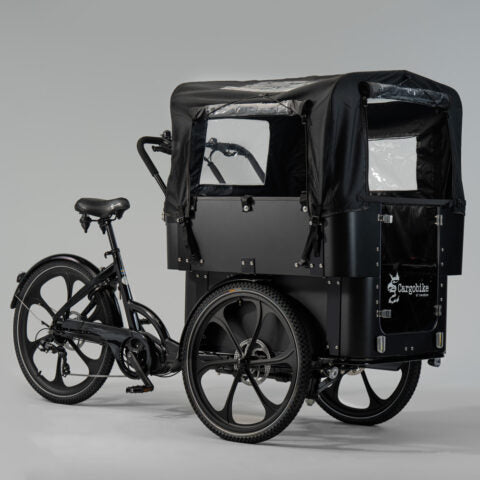 Cargobike of Sweden elektrische bakfietsen Zwart 6 persoons