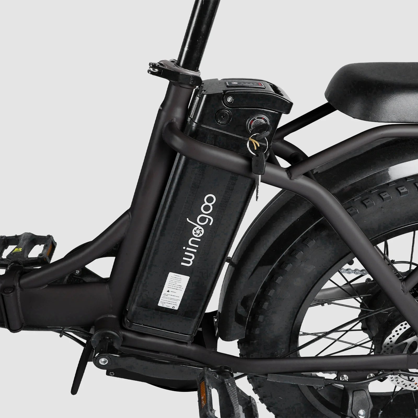 Windgoo - E20 Pro - Zwart - Vouwfiets