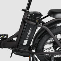 Windgoo - E20 Pro - Zwart - Vouwfiets