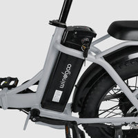 Windgoo - E20 Pro - Grijs - Vouwfiets