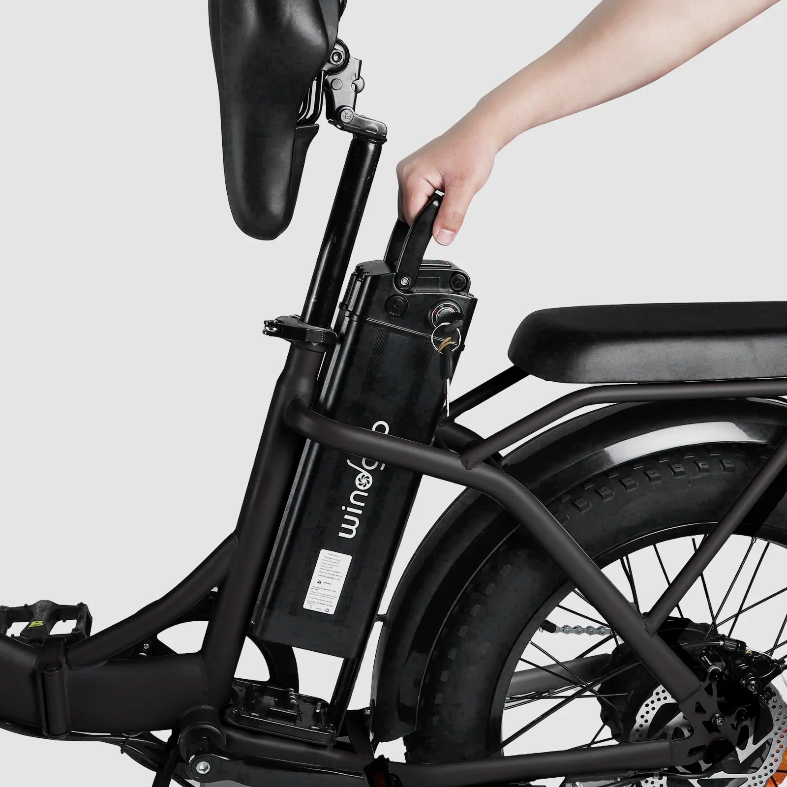 Windgoo - E20 Pro - Zwart - Vouwfiets