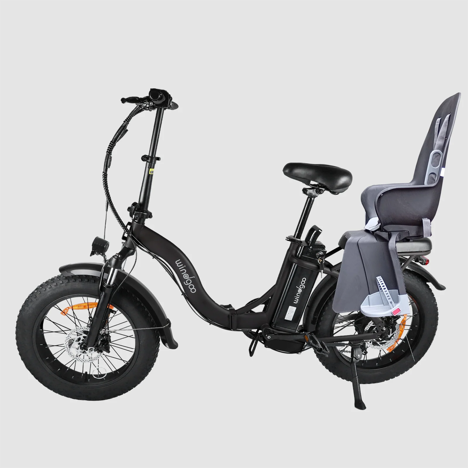 Windgoo - E20 Pro - Zwart - Vouwfiets