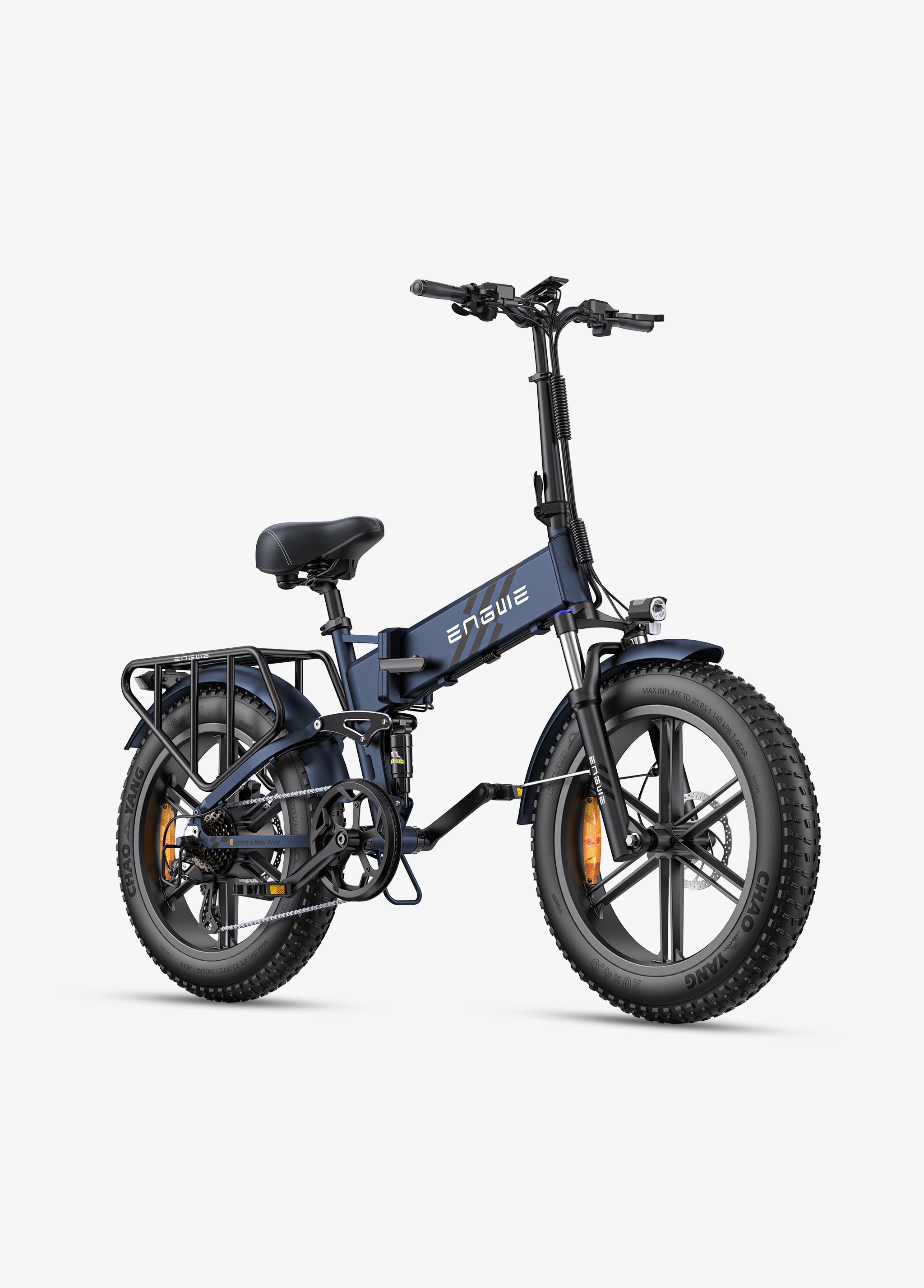 ENGWE Engine Pro 2.0 Elektrische Fiets – Opvouwbare E-Bike met Vering
