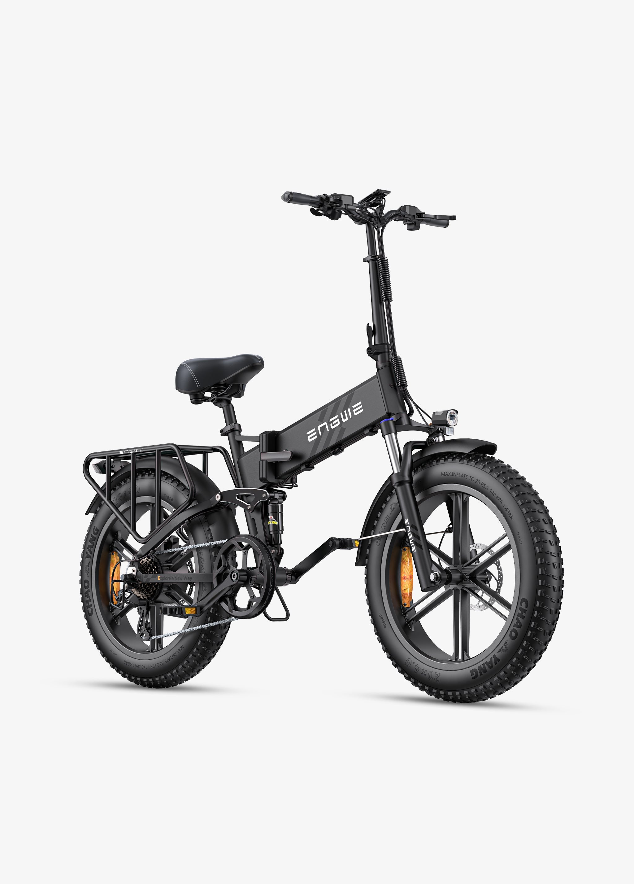 ENGWE Engine Pro 2.0 Elektrische Fiets – Opvouwbare E-Bike met Vering