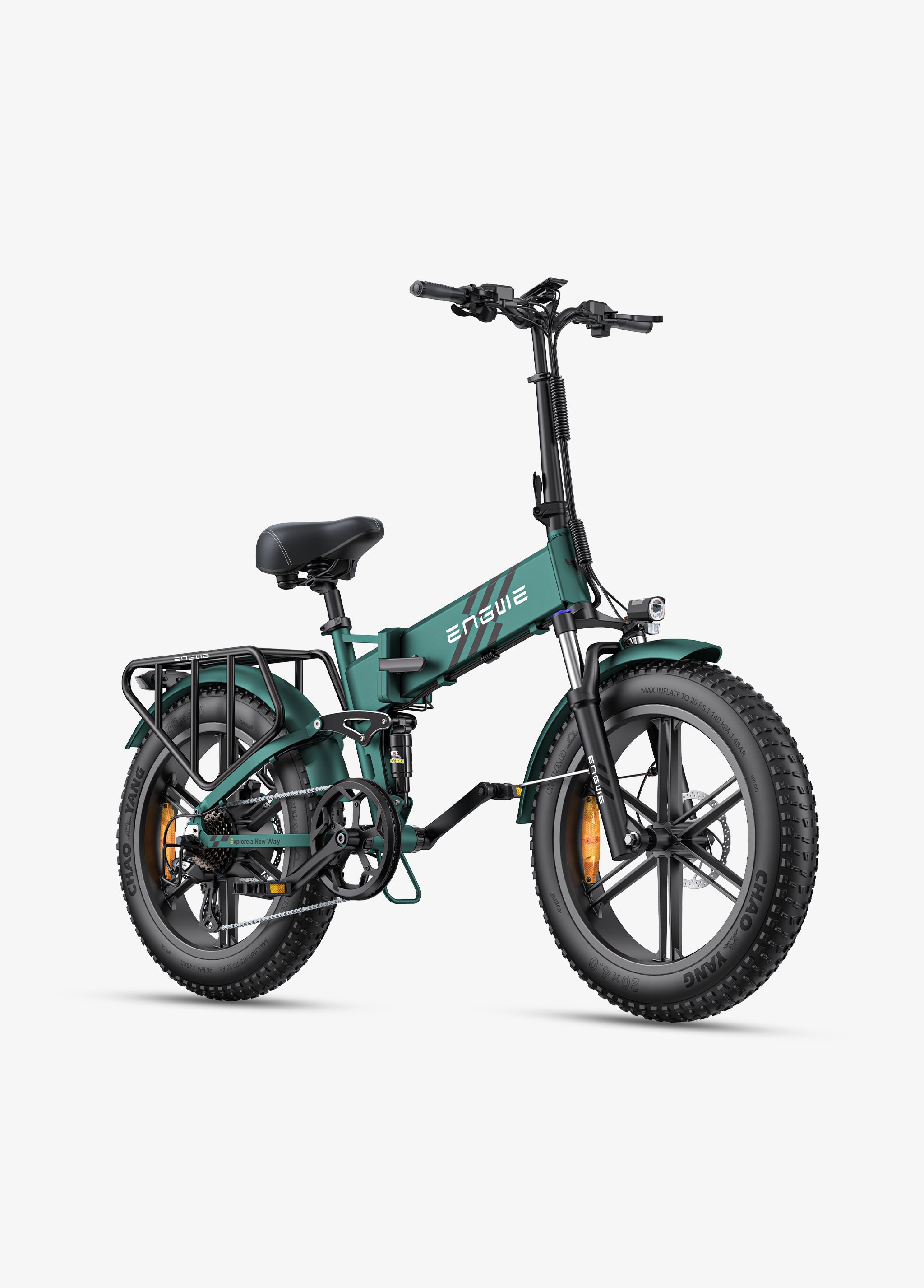 ENGWE Engine Pro 2.0 Elektrische Fiets – Opvouwbare E-Bike met Vering