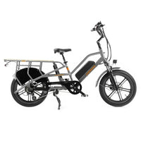 JOBOBIKE - Transer - Longtail - Zilvergrijs - 250Wh