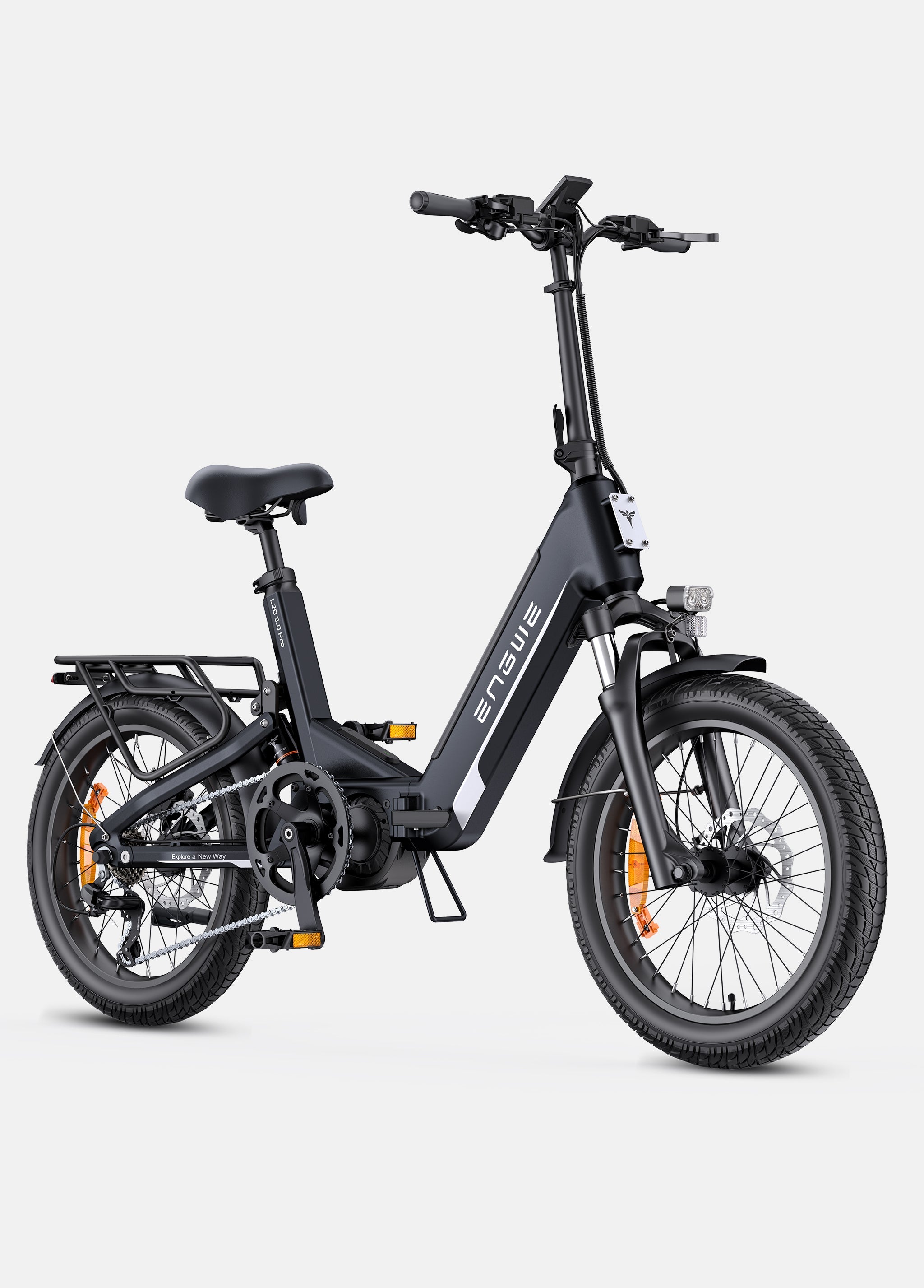 ENGWE L20 3.0 Pro - Zwart – Comfortabele e-bike met lage instap