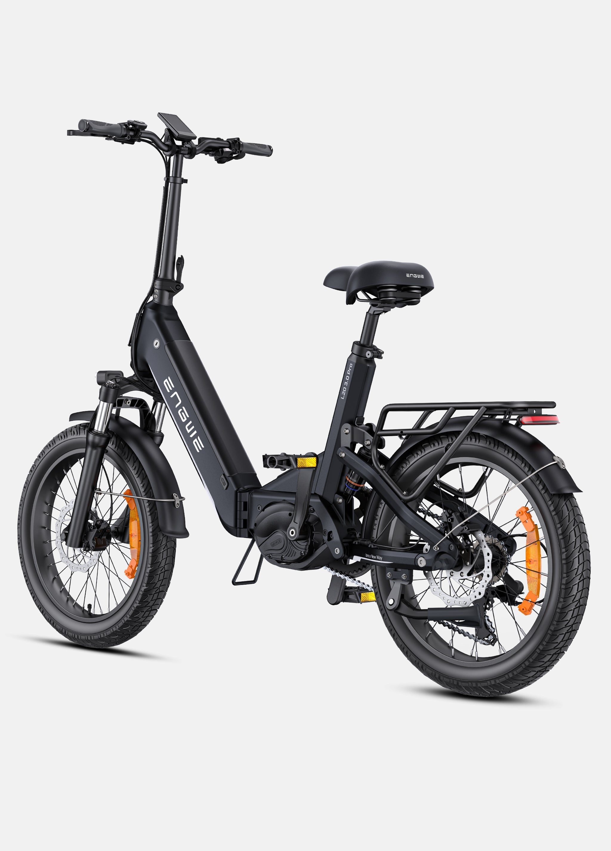 ENGWE L20 3.0 Pro - Zwart – Comfortabele e-bike met lage instap