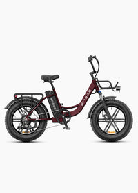 ENGWE L20 Boost – Elektrische Fatbike – Rood - 75 Nm – 624Wh