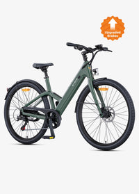 🚲 ENGWE N1 Air - Lage Instap - Ultralichte Carbon Elektrische Stadsfiets met GPS & 100 km Actieradius