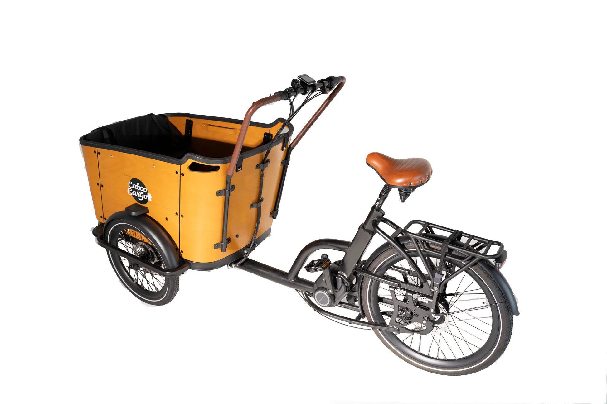 CabooCargoo - Family C - Elektrische Bakfiets - Bruin