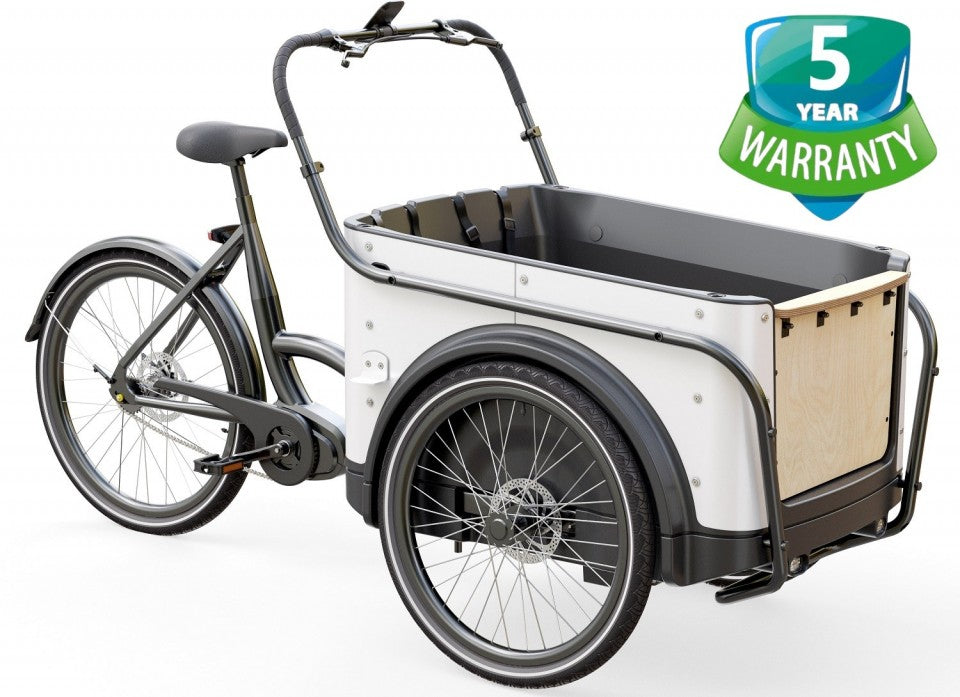 Royal Cargo - 3W Eco - Elektrische Driewieler Bakfiets - 504 Wh